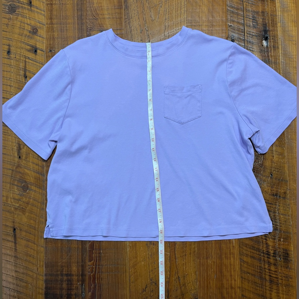 A New Day Cropped Short Sleeve Tee Size Large - Picture 6 of 7
